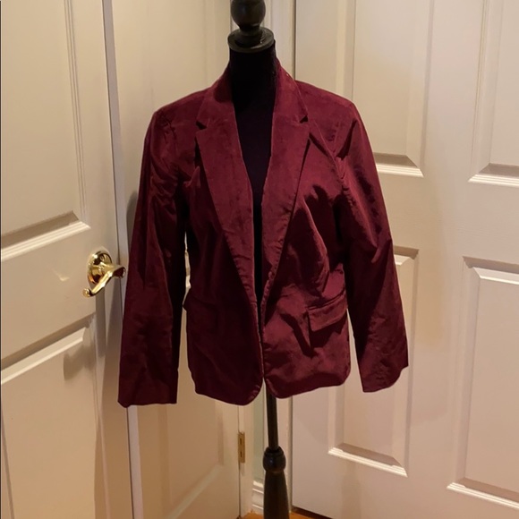 Banana Republic Velvet Blazer-Size 10 - Picture 1 of 3